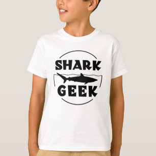 Camiseta Diseño De Tiburón Geek Para Los Amantes Del Tiburó