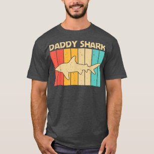 Camiseta Diseño de tiburón Guay para hombres papá Shark Ani