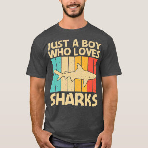 Camiseta Diseño de tiburón Guay para niños y animales del o