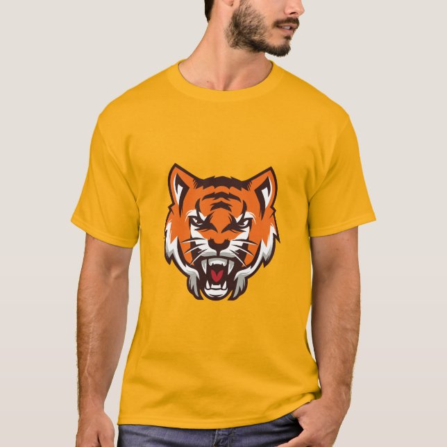 Camiseta Diseño de tigre (Anverso)