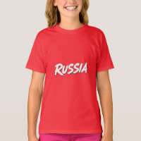 Diseño de tipografía con bandera de Rusia con pinc