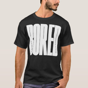 Camiseta Diseño de tipografía con bordes