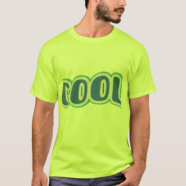 Camiseta Diseño de tipografía Cool Bold. (Anverso)