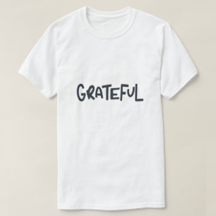 Camiseta Diseño de tipografía de afirmación positiva agrade