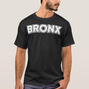 Camiseta Diseño de tipografía de Bronx