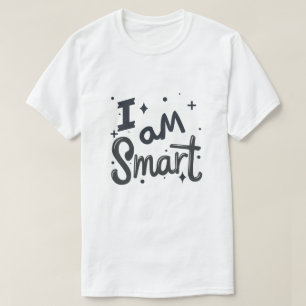 Camiseta Diseño de tipografía de confianza positiva intelig