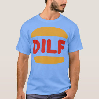 Camiseta Diseño de tipografía de estilo retro DILF 1
