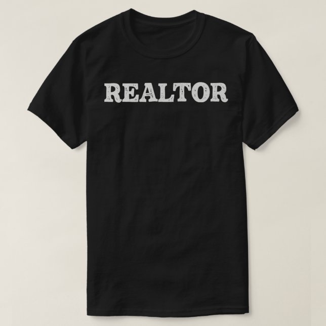Camiseta Diseño de tipografía de House Broker (Diseño del anverso)