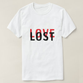 Camiseta Diseño de tipografía de superposición de amor y pé