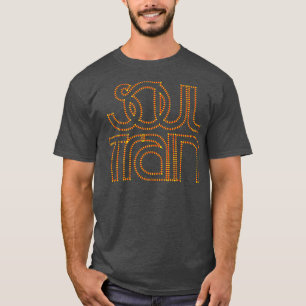 Camiseta Diseño de tipografía de trenes de Soul