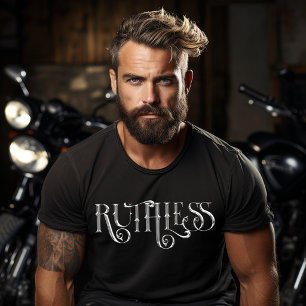 Camiseta Diseño de tipografía despiadado