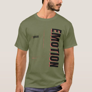 Camiseta Diseño de tipografía divertida de tecnología de em