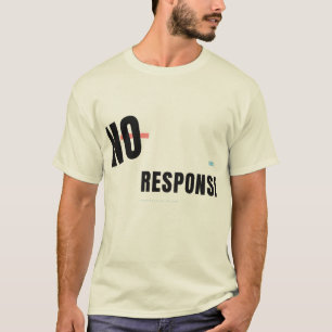 Camiseta Diseño de tipografía divertida sin respuesta