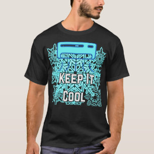 Camiseta Diseño de tipografía estética Keep It Cool Chill