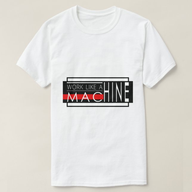 Camiseta Diseño de tipografía moderna de texto blanco (Diseño del anverso)