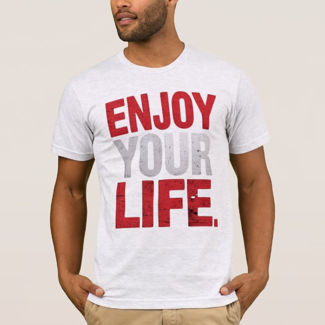 Camiseta Diseño de tipografía motivacional de negrita (Anverso)