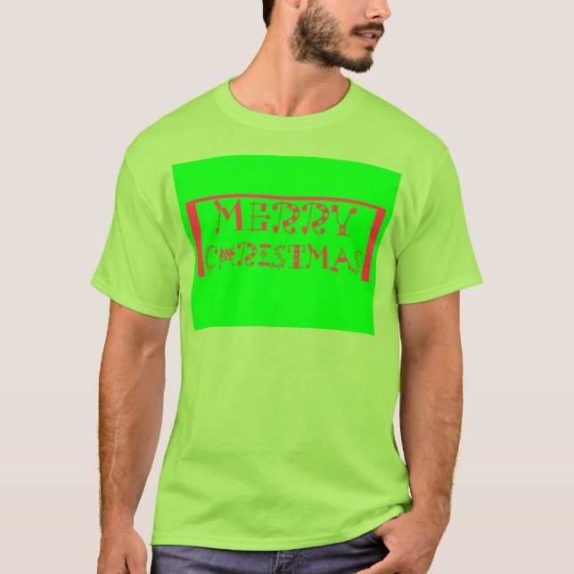 Camiseta Diseño de tipografía navideña: Un retro festivo (Anverso)