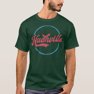 Camiseta Diseño de tipografía retro de Nashville