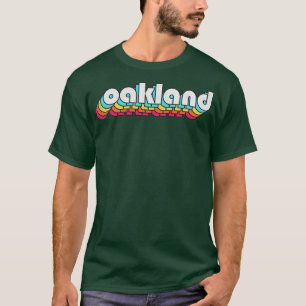 Camiseta Diseño de tipografía retro de Oakland
