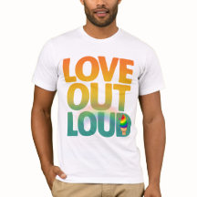 Diseño de tipografía Retro Pride Amor en Voz Alta
