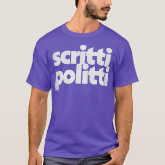 Camiseta Diseño de tipos de letra Scritti Politti Retro Fad
