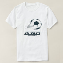 Camiseta Diseño de Torneo de Balón de Fútbol de Partículas 