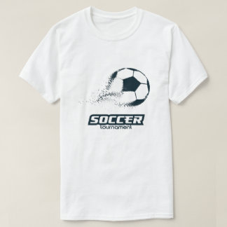 Camiseta Diseño de Torneo de Balón de Fútbol de Partículas