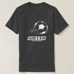 Camiseta Diseño de Torneo de Balón de Fútbol de Partículas