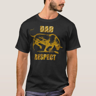 Camiseta Diseño de Toros de Respeto a Papá