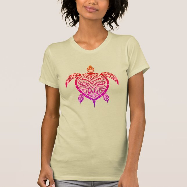Camiseta Diseño de tortuga asombrosa de inspiración polines (Anverso)