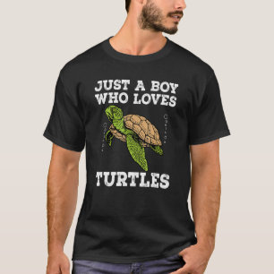 Camiseta Diseño De Tortuga Guay Para Hombres Niños Tortuga 