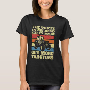 Camiseta Diseño De Tractores Para Hombres Mujeres Jóvenes A