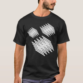 Camiseta diseño de tres cuadrados geométricos