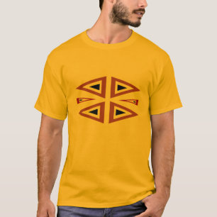 Camiseta Diseño de triángulo