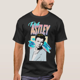 Camiseta Diseño de tributo estético de Rick Astley 80