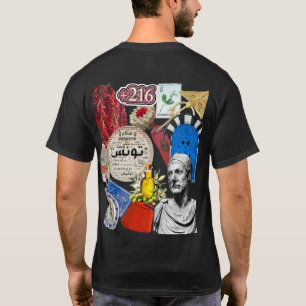Camiseta Diseño de Túnez Cultura y Patrimonio Tunecino