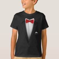 Diseño de Tuxedo con Bowtie roja para Bodas
