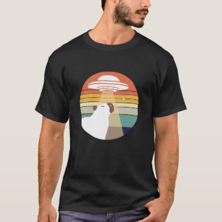 Camiseta Diseño de UFO Arcoiris Capybara