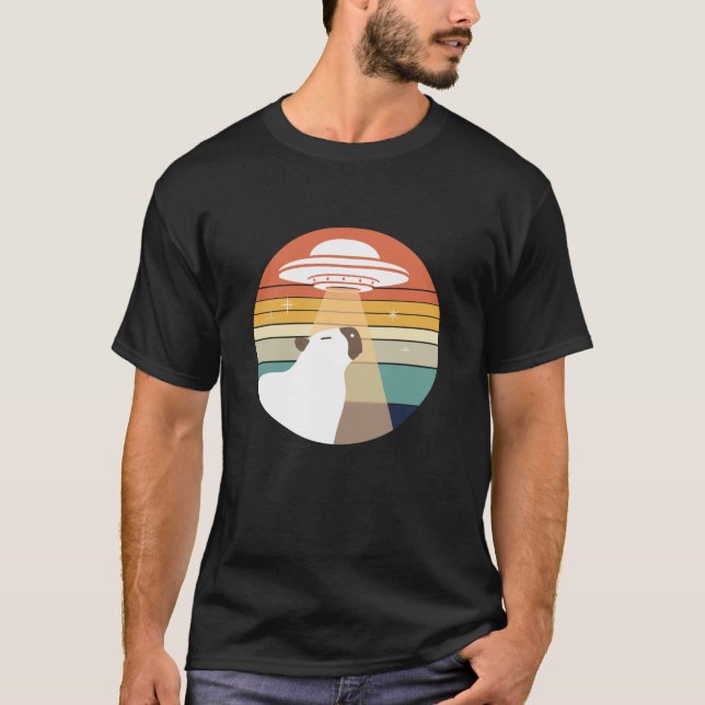 Camiseta Diseño de UFO Arcoiris Capybara (Anverso)