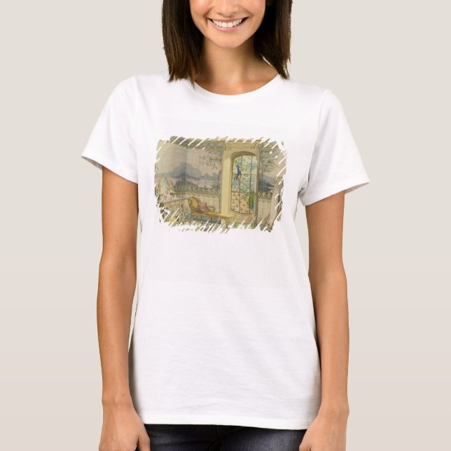 Camiseta Diseño de un baño, de "Interieurs Modernes", (Anverso)