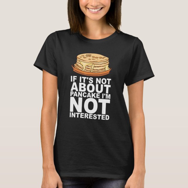 Camiseta Diseño De Un Desayuno De Panqueque De Jarabe De Ar (Anverso)