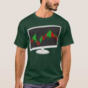 Camiseta Diseño de un gráfico informático de candelero del