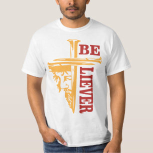 Camiseta Diseño de uña de cruz de Jesús – Cristiano poderos