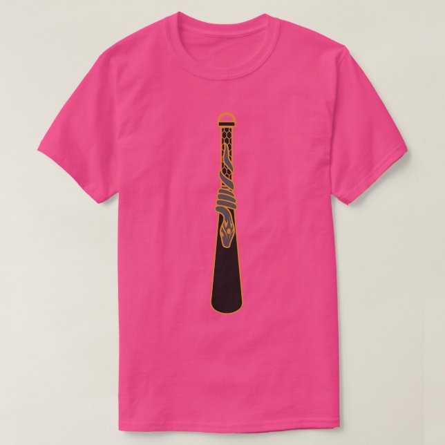 Camiseta Diseño de una serpiente alrededor de una gota de a (Diseño del anverso)