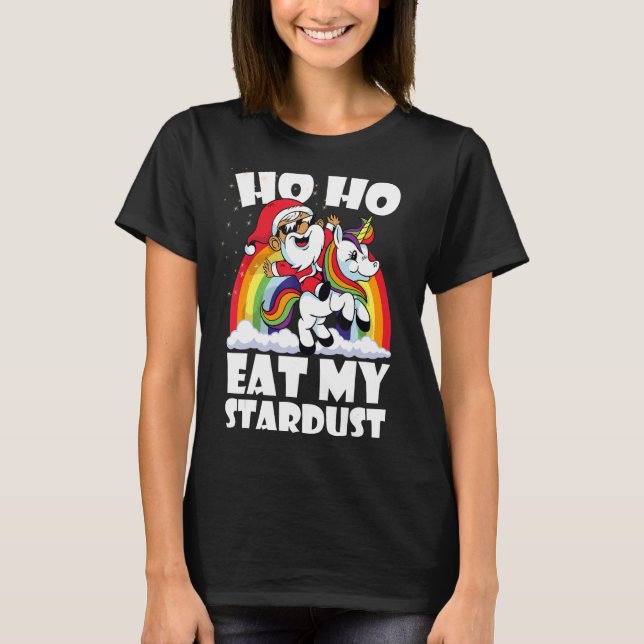 Camiseta Diseño de unicornio arcoiris (Anverso)