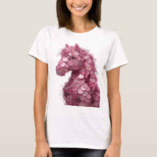 Camiseta Diseño de UNICORNIO Rosa Juguetón