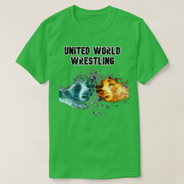 Camiseta Diseño de United World Wrestling (Diseño del anverso)