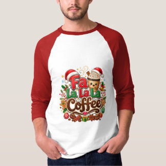 Camiseta Diseño de vacaciones de café Fa La La