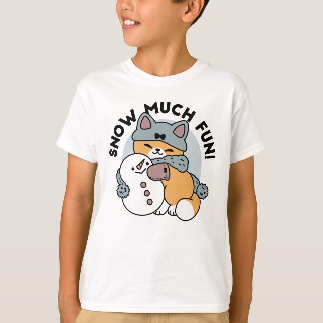 Camiseta Diseño de vacaciones de invierno para gato con nie (Anverso)