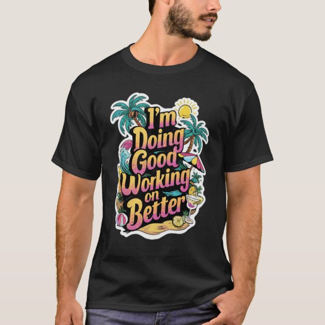 Camiseta Diseño de vacaciones de verano (Anverso)